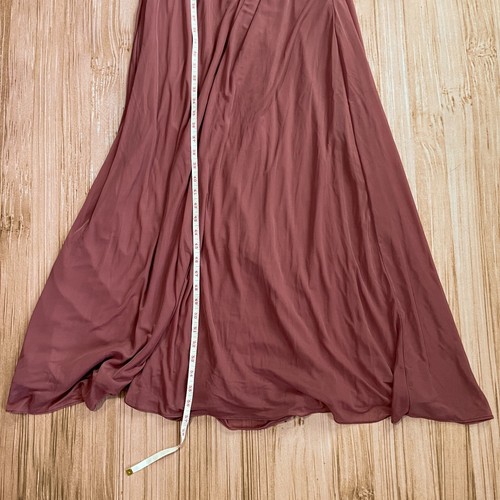 Azazie Size 6 One Shoulder Bridesmaid Maxi Dress Wedding, Goddess - Picture 5 of 7