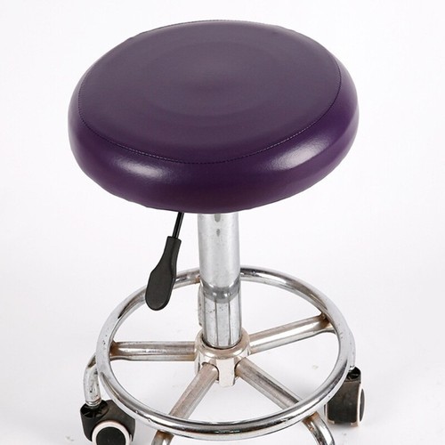 PU Leather Round Stool Cover For 11-13.7Inch Diameter Stools Slipcovers - Picture 2 of 15