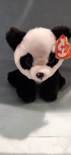 Ty Beanie Baby - BABOO the Panda Bear (Red Eyes Version)(6 Inch) MWMTs Plush Toy