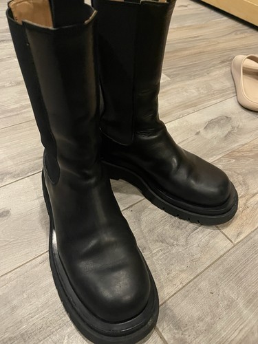 Bottega Veneta Lug Sole Leather Boots size 40 - Picture 6 of 6