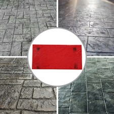 Concrete Seamless Slate Texture Polyurethane Wall Mold Stone Stamp Cement Mat US