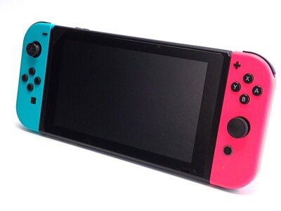 Nintendo Switch -  Nintendo Switch HAC-001 Joy-Con ネオン Amazon.com: Nintendo Switch with Neon Blue and Neon Red Joy
