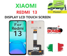 XIAOMI REDMI 13 DISPLAY  SCHERMO LCD VETRO TOUCH SCREEN PARI ORIGINALE