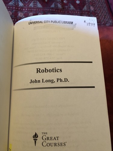 Robotics by Professor John Long - The Great Courses (4-Disc DVD 2015) EX LIBRARY - 第 5/9 張圖片
