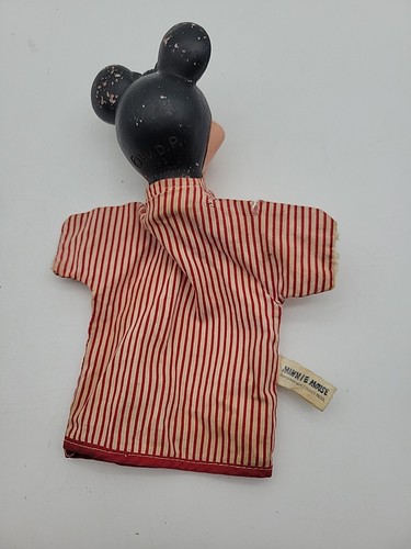 Mickey Mouse Puppet Walt Disney Rubber Face toy WDP - Picture 2 of 4