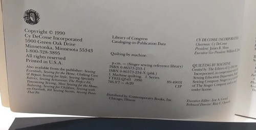 SINGER Quilting By Machine & Quilt Projects By Machine Lot 2 Vintage Paperbacks  - Picture 14 of 16