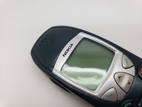 Teléfono móvil Nokia 6210 retro azul UK3POST en muy buen estado (naranja/T-Mobile) - Imagen 4 de 11