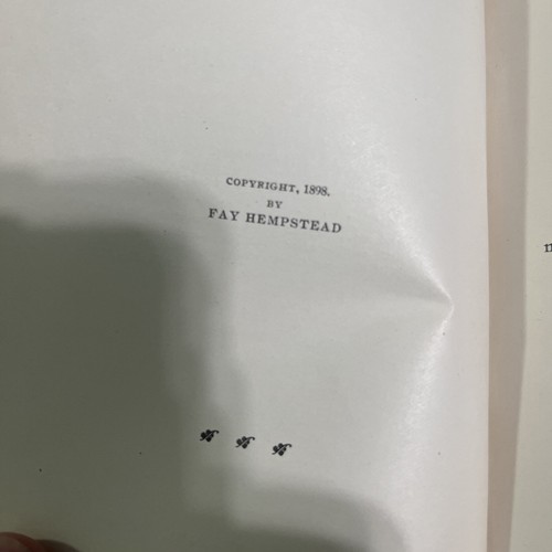 Poems By Fay Hempstead 1st Edition 1898 Hardback - Picture 3 of 3