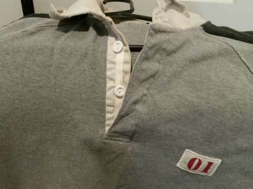 T Shirt Pull Over Three Button Size Large New No Tags - Picture 2 of 9