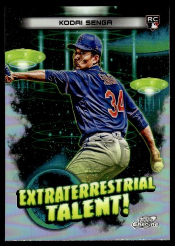 2023 Topps Cosmic Chrome Extraterrestrial Talent Kodai Senga Rookie New York - Picture 1 of 2