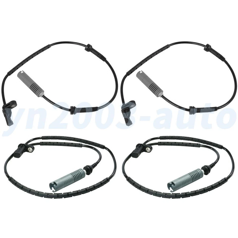4pcs ABS Wheel Speed Sensor Front Rear Left+Right For BMW E82 E88 E90 120i 320i Foto 2 de 2