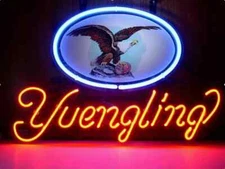 17"x14" Yuengling Eagle Beer Neon Sign Lamp Light Visual Bar Garage Room Wall QL