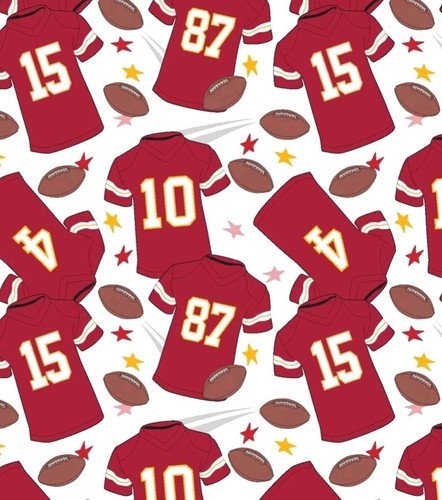 Kansas City Chiefs, NFL, Team Jerseys, Fabric! Cotton•1yd•BTY•FAST SHIP - Picture 2 of 3