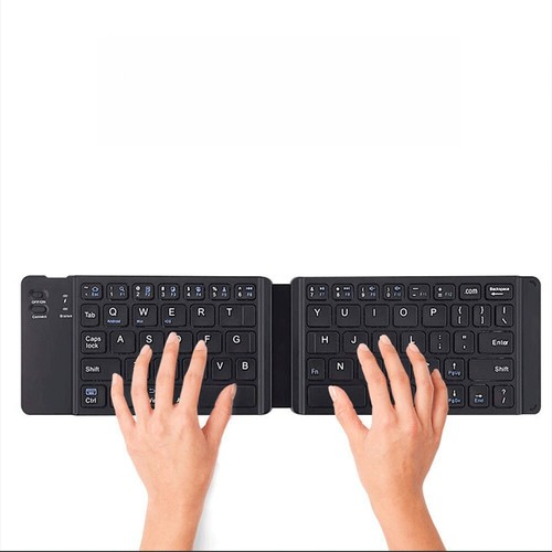 Mini Magnetic Foldable Wireless Bluetooth Keyboard For Android Windows IOS Mac - Picture 10 of 14