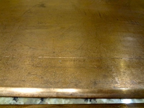 THREE 1890 USGS ANTIQUE COPPER MAP PRINTING PLATES 1:40,000 HOT SPRINGS AR - Picture 7 of 11