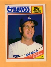 Bob Welch Los Angeles Dodgers 1988 Topps Revco #15 Eastern Michigan 5D
