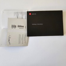 Original LEICA SL Instructions, Guarantee, and Test Certificate - Complete Set