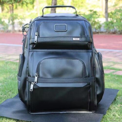 TUMI ALPHA3 Brief-Pack Backpack ALL Leather Black 09603580DL3 outlet product