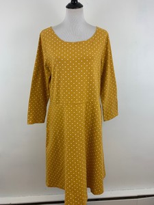 old navy yellow polka dot dress