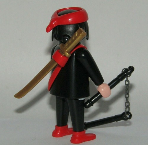 Playmobil Black Samurai Knight Teacher with katana - C33 - Picture 2 of 4