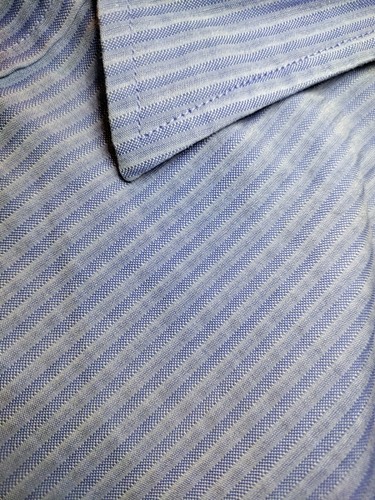 Men Banana Republic Blue Ruffled Slim Long Sleeve Dress Shirts S (Lot of 2) NWOT - Picture 8 of 15