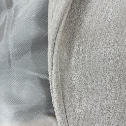 NEW LOOK NUDE WILDLEDER BIKER JACKE KUNSTFELLAUSSCHNITT DICK GOLD REISSVERSCHLUSS Y2K UK 10 - Bild 5 von 6