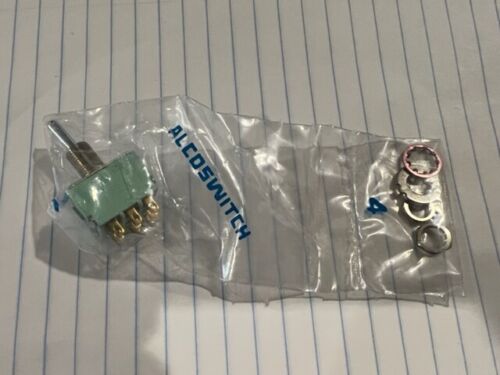 ALCO MTA306D 3PDT ON - ON, Panel Mount Toggle Switch 6A 125V - Picture 2 of 2