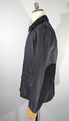 Barbour Strathyre Wax Jacket Size M Dark Navy Waxed Cotton England