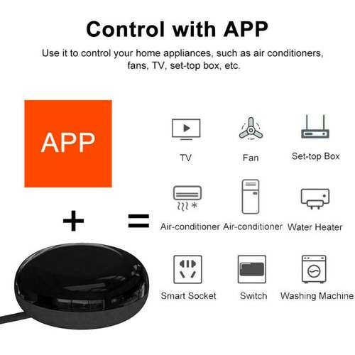 Powerful Smart Remote Control WiFi IR Hub For Alexa Google Air Conditioner TV E - Zdjęcie 14 z 14