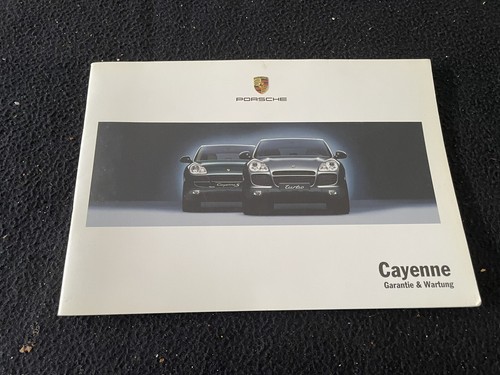 2003 Porsche Cayenne S & Turbo GERMAN Maintenance Book Service Record Manual - Bild 1 von 6