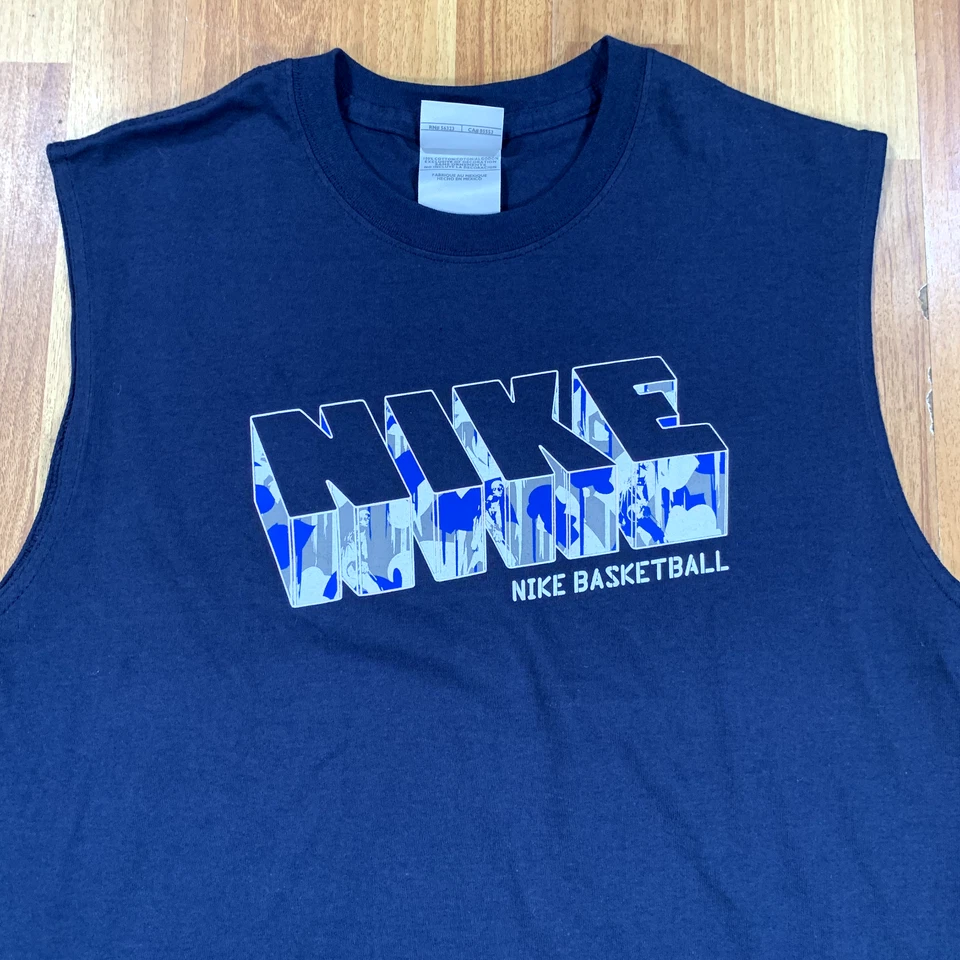 Nike Tank Top Boys Extra Large XL (18-20) Blue Basketball Hoop - Image 2 of 4