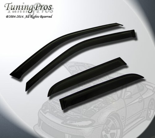 For 98-02 Toyota Corolla AE110 2mm Outside Mount Rain Guard Deflector Visor 4pcs - Picture 2 of 4
