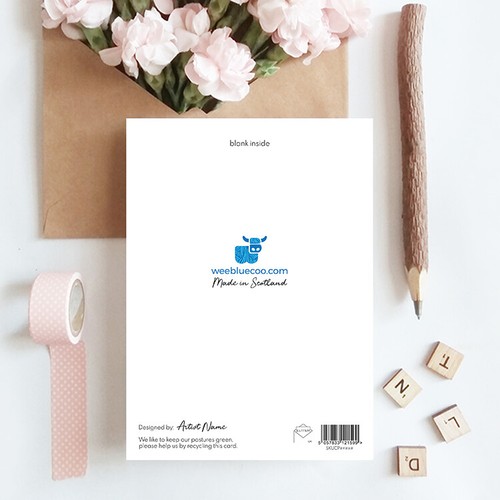 Tarjeta de felicitación divertida de papel higiénico Happy Easter 2020 Bunny Chicks con sobre - Imagen 3 de 4