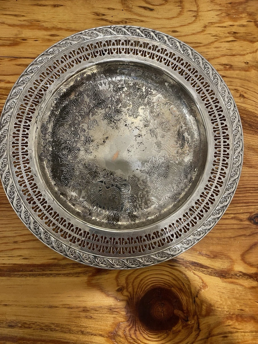 Copper Platter In Antique Us Silver-Plated Platters & Trays for