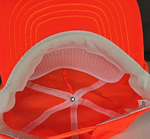 Fliegermütze Windsor Airmotive Nylon Seil Vintage Snapback Orange Cap - Bild 6 von 9