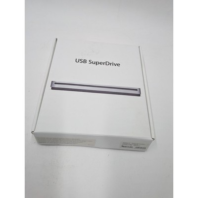 Apple USB SuperDrive External CD DVD Reader Writer Silver Model A1379 MD564LL/A