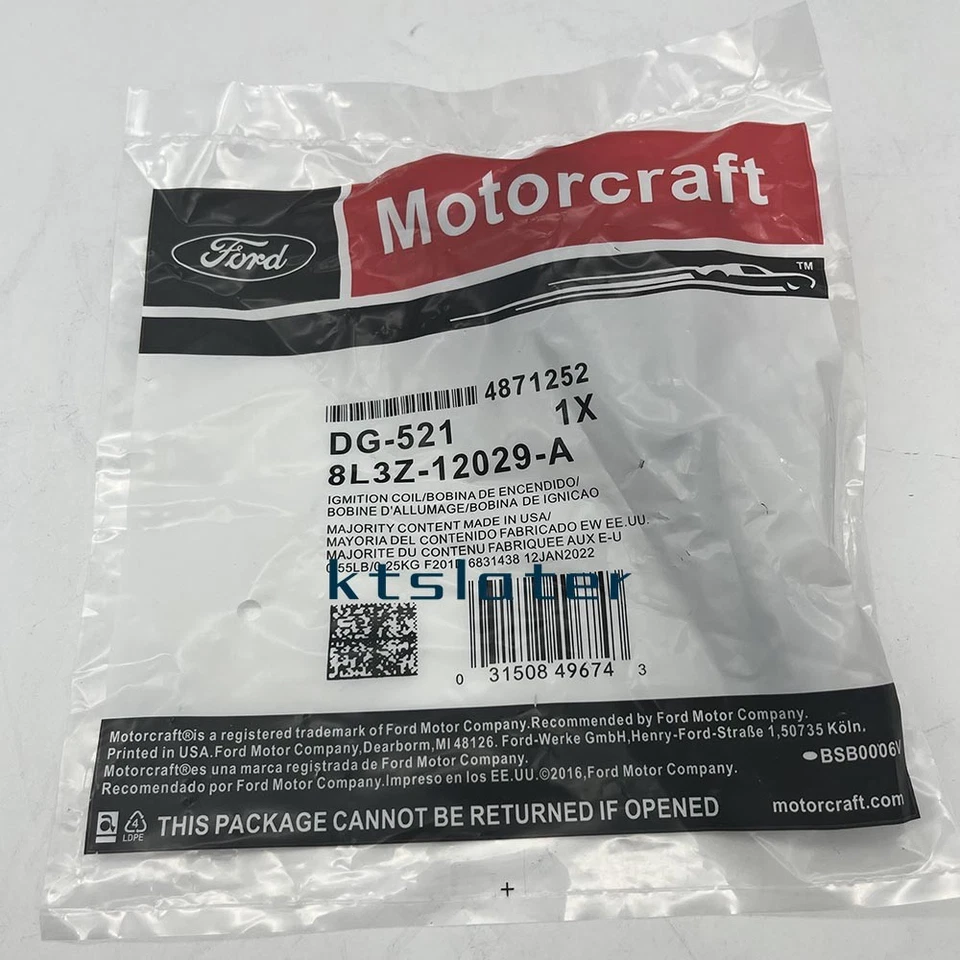 8X DG521 8L3Z-12029-A Ignition Coils For Ford Super Duty Lincoln Navigator NEW Foto 3 de 4