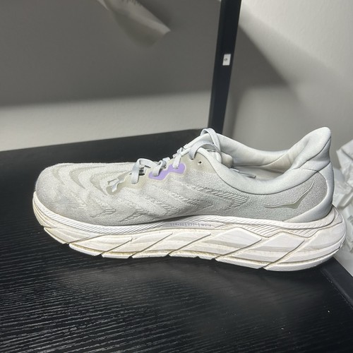 Scarpe da corsa sneakers Hoka Arahi 6 donna taglia 10 B grigio viola - Foto 6 di 10