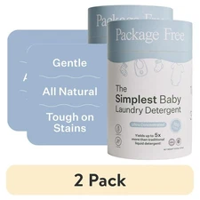 Gentle Baby Laundry Detergent Hypoallergenic Unscented 100 Load Natural Cleanser