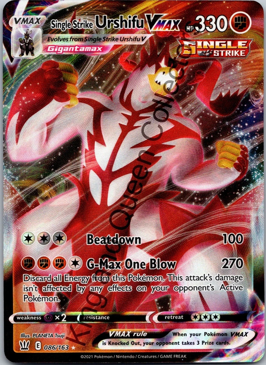 Single Strike Urshifu VMAX Pokémon TCG Cards for sale | eBay