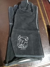 New Old Stock Welding Gloves  " John Bull" JB 1000 Blk Leather