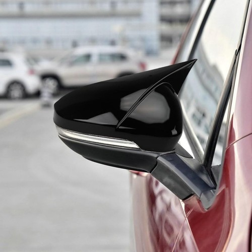 Par de tapas negras para espejos retrovisores de puerta para Jetta MK7 SE/SEL/GLI/R-LINE 2019-2022 - Imagen 2 de 7