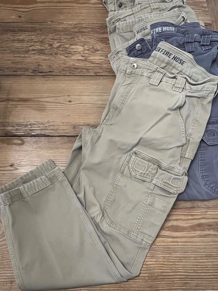 LOTE (6) Pantalones de Comercio Duluth Trabajo Carga 36x32 Ajuste Ajuste Foto 4 de 4