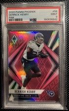 2020 Panini Phoenix Pink Derrick Henry #56 PSA 9 - MINT Numbered #/199 RARE 🔥