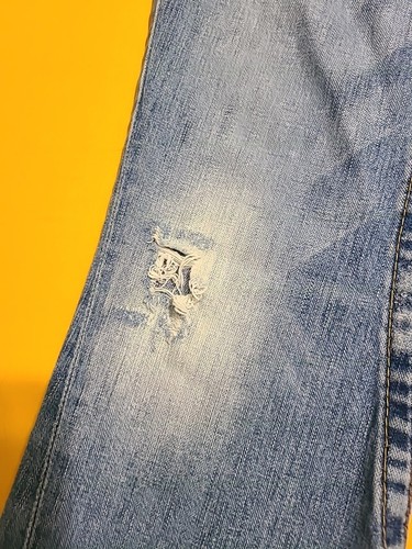 True Religion Damen Joey Bootcut Flare Größe 31 Blau Jeans Hose Distressed - Bild 4 von 16
