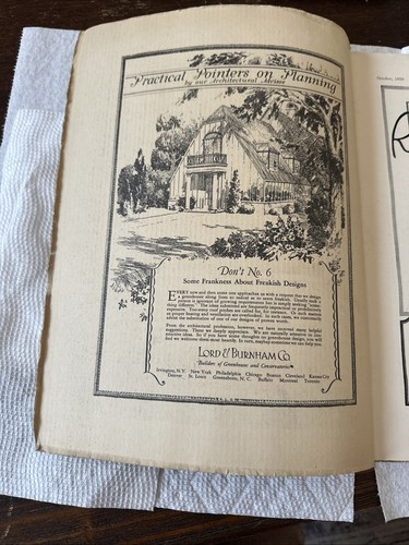 1928 OCTOBER THE ARCHITECT MAGAZINE - Vol 11 Number 1 - Picture 12 of 18