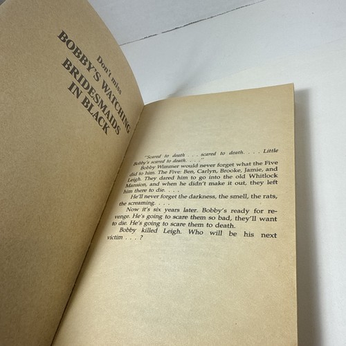 Scared to Death Bobby's Back Ted Pickford vintage YA horror book series - Picture 8 of 8