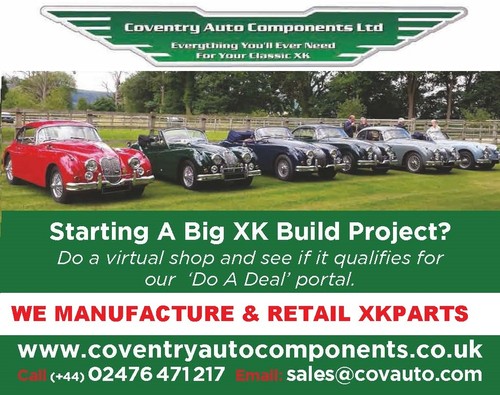 Jaguar XK120 DHC / FHC Innenspiegel mit kurzem Vorbau. C5501 - Bild 5 von 6