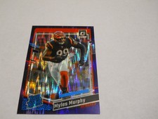 MYLES MURPHY ROOKIE PURPLE SHOCK PRIZM CINCINNATI BENGALS 2023 DONRUSS OPTIC