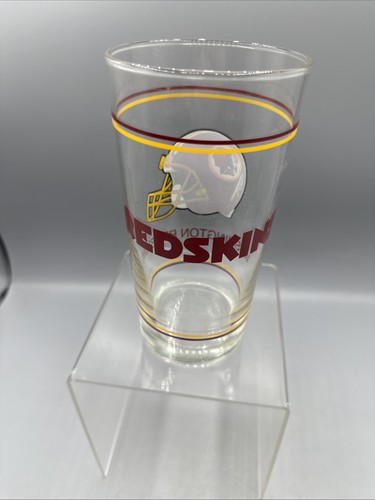 Casco de colección Washington Redskins agua té helado vaso rayas 6,25" - Imagen 4 de 9